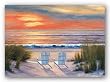 Paradise Sunset by Diane Romanello 20"x16" Art Print Poster