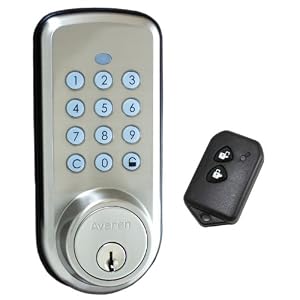Averen Radio Frequency Touchpad Deadbolt Entry Door Lock (Satin Nickel Finish) by Averen