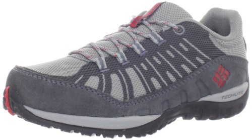 Columbia Peakfreak Enduro Bungee and Toggle Hiking Shoe,Light Grey/Intense Red,11 M US Little Kid On Sale
