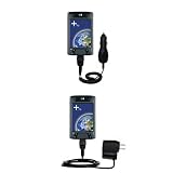 Essential Kit for the HP iPAQ hx4705 - includes Car and Wall Charger with Rapid Charge Technology - Gomadic Brand w/ TipExchange Technology