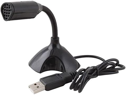 New USB Stand Desktop Studio Speech Microphone for PC Laptop Netbook