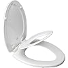 Mayfair 183EC 000 NextStep Child/Adult Built-in Potty Seat with Lift-Off Hinges, Elongated, White
