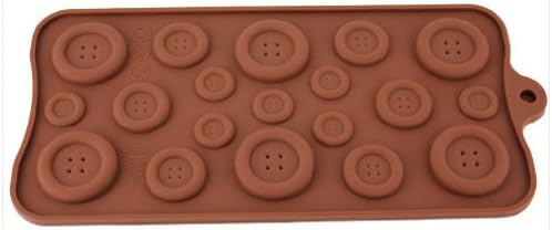 Button Shape Silicone Cake Cookie Chocolate Mold Mould