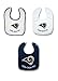 St Louis Rams 3 Pack Snap Bib Set