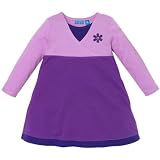 long-sleeved color block dress