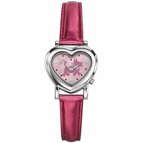 Chipie - 5203001 - Montre Enfant - Quartz Analogique - Bracelet en Cuir Rose