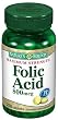 Nature's Bounty Natural Folic Acid 800 mcg Dietary Supplement, Tablets 250 ea