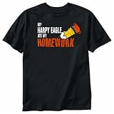 T-Shirt Black  My Harpy Eagle Ate My Homework  Animals
