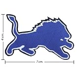 Detroit Lions Logo Embroidered Iron on Patches