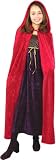 Kid's Red Velvet Cloak Costume