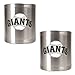 San Francisco Giants MLB 2pc Stainless Steel Can Holder Set- Primary Logo by Great American Products