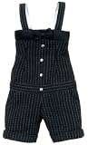 Wicked style A/W サロペット 黒×ストライプ