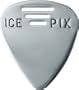 Ice Pix Stainless Steel Guitar Picks - 3 Pack Heavy 3-Pack
