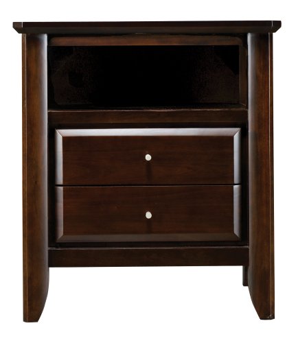 Modus Furniture City Two Drawer Nightstand, Russet Modus Furniture City Two Drawer Nightstand, Russet
