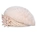 Vbiger Women's Winter Beanie Berets Hat (Beige)