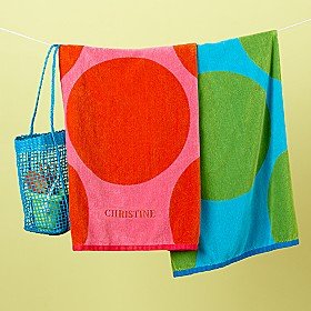 our dot beach towels are a