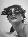 Silly Sunglasses Featuring Long Blue Eyelashes and Small Lenses by Designer Schiaparelli Photographic Poster Print