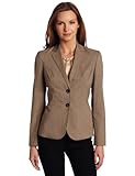 IMAGE OF Jones New York Women's Collar Jacket, Chino/Teak, 12