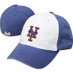 New York Mets White Blue Panel Franchise Hat