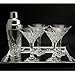 Godinger Dublin Crystal  7 Pc Martini Set