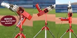 Heater Curve Ball Pitching Machine Free Ball Feeder