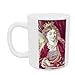 'I had a table placed upon the same at which her majesty ate, just at her elbow', illustration from Gulliver's Travels by Jonathan Swift (1667-1745) published in 1871 (colour litho) by English School - Mug - Standard Size