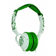 ROCKING RESIDENCE Wooh Jock Foldable On-Ear Headphone Green and White 2x40 Mw 3.5 mm jack plug