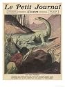 Argentina Countryfolk Report Sighting of a Plesiosaur-Like Creature Giclee Poster Print by Andre Galland, 18x24