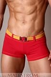 Review   / Pistol Pete Nuveau Belt Squarecut - Red