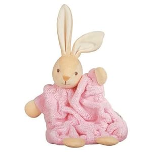Kaloo Doudou Rabbit Plush Blankie, Pink by 