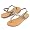 Bamboo Glossy1 Flats 6 Pewter (Gray)