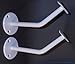 Ballettstangenhalter 195mm Wandabstand, weiss, 1 Paar (2 Stck)