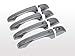 MaxMate Fits 11-13 Chrysler 300/300C Chrome 4 Doors Handle Cover W/O Passenger Side Keyhole W/Smart Key