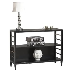 East End Avenue Console Table - Black by Linon Home Decor Products