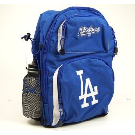 LOS ANGELES DODGERS OFFICIAL MLB BACKPACK W/ WATER BOTTLE