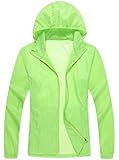 Unisex Lightweight Sun UV Protection Windproof Sports Rain Jacket
