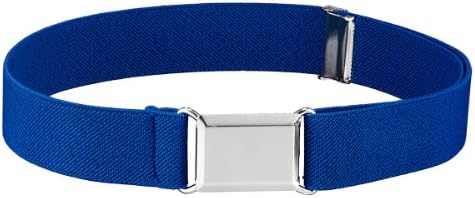 Childrens Toddler Elastic Adjustable Belt With Buckle (Fashion Colors Available) (Royal Blue)