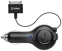 Cellet 258264 Retractable Plug in Car Charger for Apple iPod Touch, Nano, iPhone 3G 3GS, and iPhone 4 (Black)