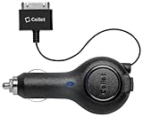 Cellet 258264 Retractable Plug in Car Charger for Apple iPod Touch, Nano, i ....
