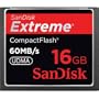 SanDisk 16GB 60MB/s Extreme Compact Flash Card SDCFX-016G-A61   (US Retail Package)