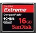 SanDisk 16GB 60MB/s Extreme Compact Flash Card SDCFX-016G-A61   (US Retail Package)