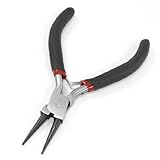 uxcell ノースプライヤー　ハンドルプライヤー　ブラック　プラスチックハンドル　シルバートーン