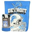 Detroit Lions NFL Light Weight Fleece Blanket (Grid Iron) (50x60)