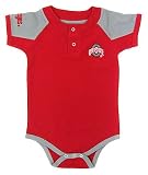Ohio State Infant Lead Off Baseball Onesie,Red,3-6 Month