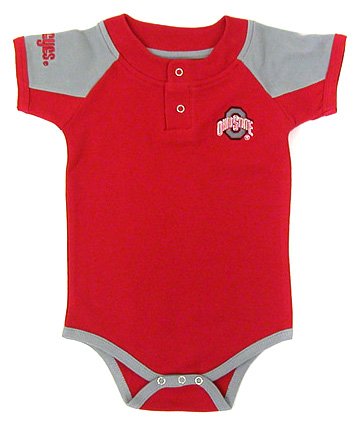 Buy Ohio State Infant Lead Off Baseball Onesie by Colosseum Athletics