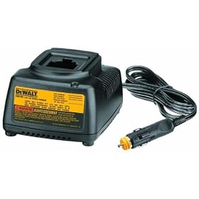 DEWALT DW9109 7.2-Volt to 18-Volt Pod-Style Vehicle Plug-In 1-Hour Battery Charger