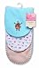 Carters Monkey Burp Cloth Set, Blue