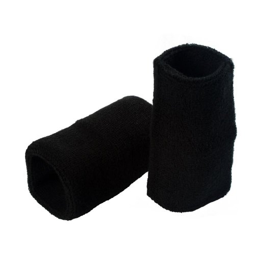 Gamma Sportline Double Wrist Bands, Black