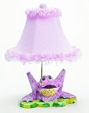 Large Frog Lamp In Pink