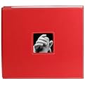 Leather Post-Bound Album - Red (12x12")